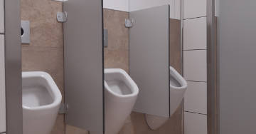 Öffentliche Toilettenanlage